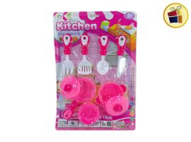 SET COCINA X6 PCS BLISTER FLUSS (3721/100806)