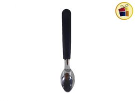 "P.R.C1.C2" CUCHARITA DE TE MANGO PLASTICO NEGRO CAROL (406/668781) 
