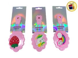 CEPILLO PARA CABELLO INFANTIL FORMA FLOR TRENDY (117558/11755)