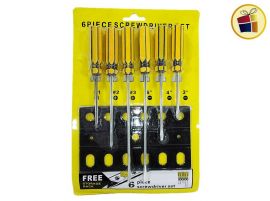 (50/30%) SET DESTORNILLADOR X 6 EN BLISTER (288529)