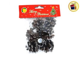 NEW21 ADORNO PIÑAS BRILLO  X6 POKA (NS187457/874575)