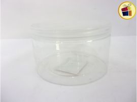 FRASCO PLASTICO TRANSPARENTE TAPA ROSCA 7X12CM (983-3/300302)