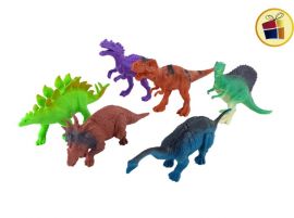 DINOSAURIOS X6 EN BOLSA PVC 19X36CM EN BOLSA. FLUSS (561708/706-2/AN-12)