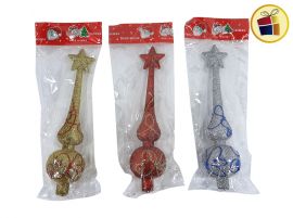 PUNTAL 19CM NAVIDEÑO ESTRELLA Y BRILLO POKA  (NS187209/872095)