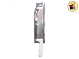 CUCHILLO COCINA MANGO BLANCO  9" 35CM  BLISTER (DD10641/010695)