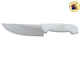 CUCHILLO DE COCINA  MANGO BLANCO 7" 29.5CM (060201/PP0321)