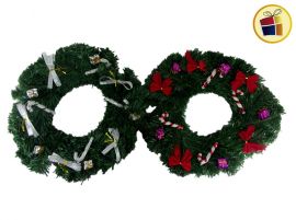 CORONA PARA PUERTA CON REGALO Y BASTONES POKA (NS031739/317390)