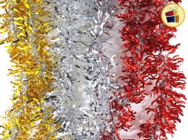 BOA METALIZADA BICOLOR ONDAS 2MTX6CM POKA (NS054559/545595)