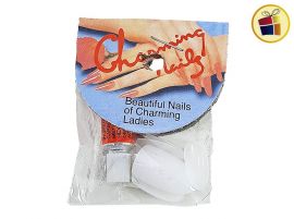 UÑAS POSTIZA BLANCA CON PEGAMENTO EN BOLSA CH (53274/C-5440-24-1)