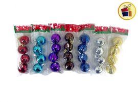 GLOBO NAVIDEÑO N°4 X4 EN BOLSA POKA (NS257707/872667/700001/4004)