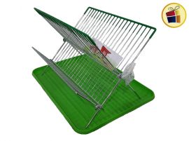 SECAPLATOS CRUZ PLEGABLE CROMADO 23X29 CM  JAISPUR (140052/40005)