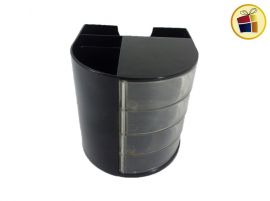 PORTA LAPIZ PLASTICO NEGRO C/ORGANIZADOR (017252)