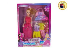 MUÑECA +3 VESTIDOS CAJA VISORA SEBIGUS (52404/249064)