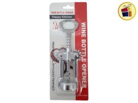 SACACORCHO ACERO CON ALETA Y DESTAPADOR FLUSS (M056-19-55/000371)