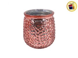 PORTA VELA VIDRIO LABRADO 10CM NAGUS (YY0640/141720)