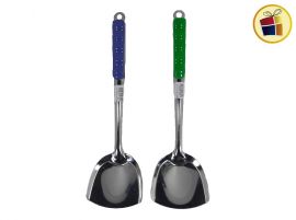 ESPATULA ACERO MANGO PLASTICO COLOR 35 CM (DL1131/107092)