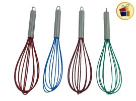 BATIDOR CON SILICONA COLOR MANGO ACERO 31 CM (DL4410/104275/107795)