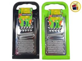 RALLADOR PLANO DE ACERO MANGO PLASTICO 28.5CM (KT3899/137570)