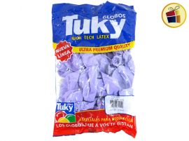 (P.VA.)GLOBO TUKY LILA 12" X25UND (010375/80114/40110) DERPOL TUKY