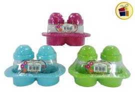 SALERO PIMENTERO X2 DE VIDRIO CON BASE  DAYSAL (XA60-2/0XA60-2XS0/030006)