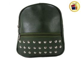 (OFERTA FINAL)MOCHILA CHICA CUERINA CON DETALLE EN BOLSILLO (958684/LH206)