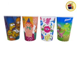 VASO PLASTICO CONICO INFANTIL 400CC DIAWARA (4517/793718)