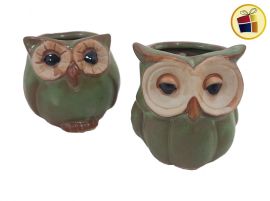 PALILLERO BUHO CERAMICA  6CM NICO (7994-2/667339)