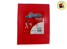 O.F.M5%CUADERNO LAPRIDA X194 HJS T/C RAYADO ROJO (002307/613017)