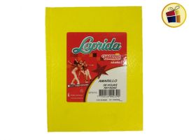CUADERNO X50 HJS RAYADAS T/C ARAÑA AMARILLO LAPRIDA (002390)