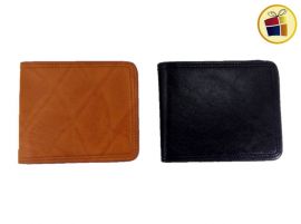 BILLETERA PARA HOMBRE CUERINA LISA (CV) (24639)