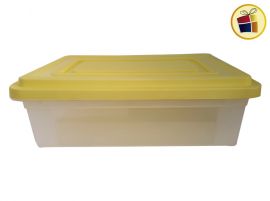 "P.C1.C2.M"ORGANIZADOR PLASTICO BAJO CAMA 36LTS CON TAPA GEMPLAST (650/096505/06504)