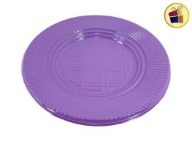 (P.R.C1.C2.F.B.RCIA)PLATO 22 LILA X10 GRANDE (40682) PLASTICO SAN ANDRES