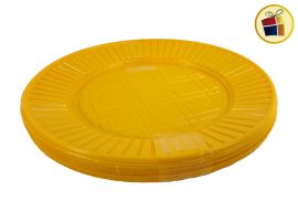 (P.G.R.C1.C2.F.B.RCIA)PLATO 17 AMARILLO X10 CHICO (78059) PLASTICO SAN ANDRES 