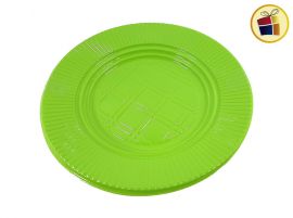 (P.R.C1.C2.F.B.RCIA)PLATO 22 VERDE MANZANA X10 GRANDE (17765)PLASTICO SAN ANDRES