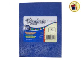 P.VA.CUADERNO X50 HJS RAYADAS T/C ARAÑA AZUL TRIUNFANTE (355127)