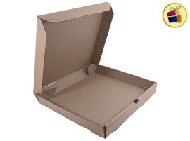 CAJA PARA PIZZA ECONOMICA MARRÓN X1 (3205/48427) LA CORPORACION