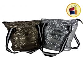 BOLSO PARA DAMA CUERINA PUFFER CON BOLSILLO TRESHER (96694)