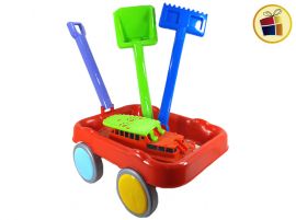 SET PLAYA CARRITO+LANCHA+RASTRILLO+PALA JNG (012134/500108)