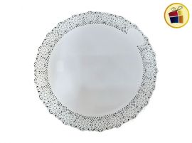 BANDEJA REDONDA 33CM CON BLONDA (CBBR1033/02007) KOVAL PLAST        