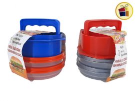 MOLDE PARA HAMBURGUESA CON DOS HERMETICOS OPENING (TB0612/110665)