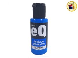 PINTURA ACRILICO DECORATIVO EQ AZUL CYAN PRIMARIO 50 CC (408/008389)