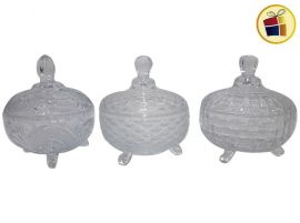 CARAMELERA VIDRIO TALLADA MODELOS 10CM LABANIM (0504/10503/10501/105048)