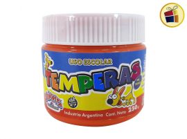 P.R.G.VA.TEMPERA POTE FAPYC-MAXXUM 250 GRS NARANJA (10302/411175)