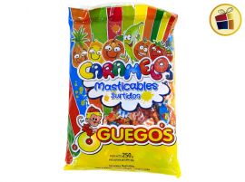 CARAMELO MASTICABLES GUEGOS X30UN (000118/40018)MANDUVI