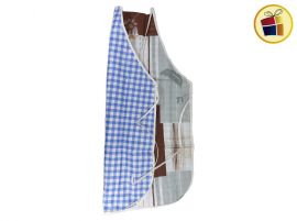 DELANTAL DE COCINA DOBLE FAZ CON PECHERA PERKUL (450176)