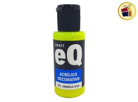 PINTURA ACRILICO DECORATIVO EQ AMARILLO FLUO (315/315568)