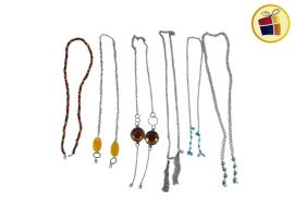 PORTA BARBIJO CADENA PLATEADA VARIOS MODELOS (84784/LH123)