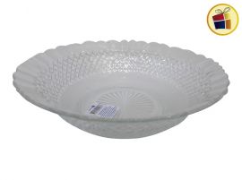 ENSALADERA VIDRIO BARROCO TALLADA 25CM TUTTO CASA (2443/024436)