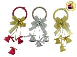 COLGANTE PARA PUERTA 3 CAMPANAS Y MOÑO FLUSS (185-19-16/070098)