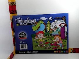 BLOCK D/DIBUJO COLOR X20 HJS TRIUNFANTE (278020)
